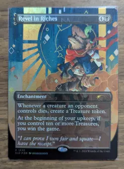 MTG Revel in Riches Rainbow Foil from Secret Lair Drop Series NM - Image 1