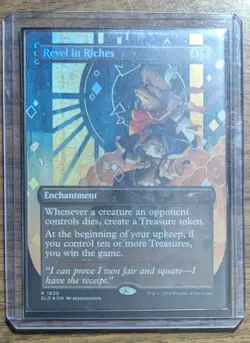 MTG Revel in Riches Rainbow Foil from Secret Lair Drop Series NM - Image 2