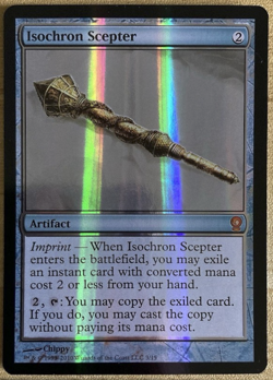 mtg magic isochron scepter FOIL ENGLISH sceptre isochronique FTV from the vault - Image 1