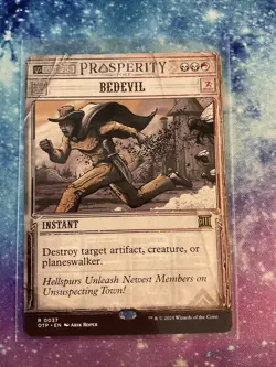 x1 Bedevil R MTG Outlaws of Thunder Junction: Breaking News M/NM, English - Image 1