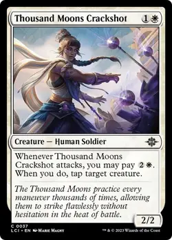 THOUSAND MOONS CRACKSHOT x4 mtg NM Lost Caverns of Ixalan 4 Common - Image 1