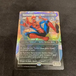 Spectacular Spider-Man (Borderless) Foil #0014 Marvel's Spider-Man MTG SPM - Image 1