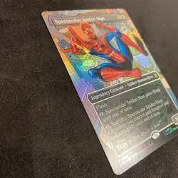 Spectacular Spider-Man (Borderless) Foil #0014 Marvel's Spider-Man MTG SPM - Image 3
