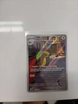 Gumshoos Illustration Rare 153/132 Pokemon TCG Mega Evolution Pack Fresh NM - Image 1
