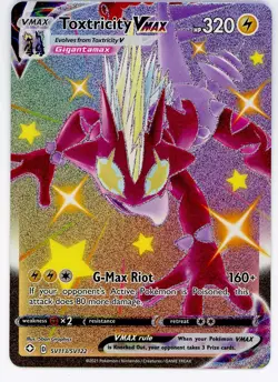 Pokemon Toxtricity VMAX SV113/SV122 Full Art Shiny Vault Shining Fates NM/MT - Image 1