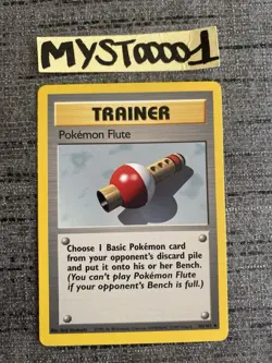 Carte Pokemon Flute 86/102 Set De Base Wizard Anglais Occasion - Image 1