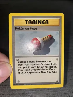 Carte Pokemon Flute 86/102 Set De Base Wizard Anglais Occasion - Image 3