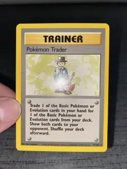 Carte Pokemon Trader 77/102 Rare Set De Base Wizard Anglais Occasion - Image 3