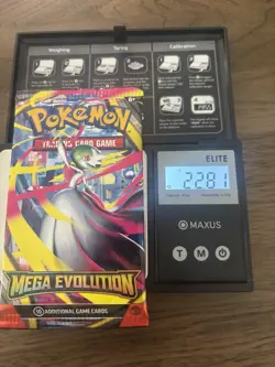 Extremely heavy 22.81g! Pokemon Mega Evolution booster pack English - Image 1