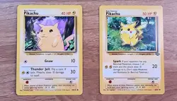Pokemon Pikachu Red Cheeks Jungle & Yellow Cheeks Jungle Possible PSA 10 - Image 1