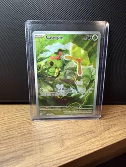 Pokemon TCG: Scarlet & Violet 151 • Caterpie 172/165 Illustration Rare • NM - Image 1