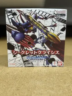 Digimon Card Game Booster Box Secret Crisis BT-17 Japanese [USA SELLER] Sealed - Image 1