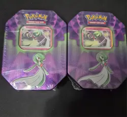 2X-POKEMON GARDEVOIR COLLECTOR TIN HOLOGRAPHIC FAIRY CARD 2019 SEALED UNOPENED 820650102851 - Image 1