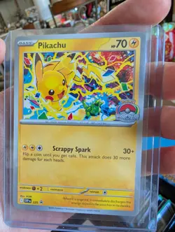 Pikachu Promo 2025 World Championships SVP EN 225 Pokemon Card Worlds - Image 1