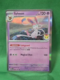 Pokemon Sylveon Master Ball Holo #040/131 Prismatic Evolutions NM-M TCG Card - Image 1