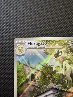 Floragato Scarlet & Violet Paldea Evolved Holo Illustration Card 197/193 - Image 2
