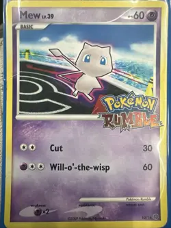 Pokemon Card - Mew #10 Pokemon Rumble - Unrated - Great Condition - Image 1