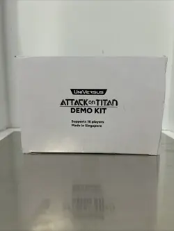 UniVersus Attack On Titan Card Game Demo Kit Factory Sealed Packs - Image 1