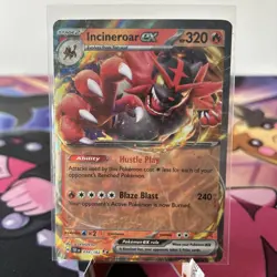 Incineroar ex - 034/162 - Pokemon Temporal Forces Ultra Rare Card NM - Image 1