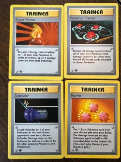 Lot of 16 First Edition Pokemon TCG Trainer Cards - Image 3