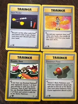Lot of 16 First Edition Pokemon TCG Trainer Cards - Image 4