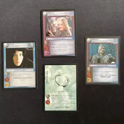 Lord Of The Rings Trading Card Game Promo Lot - Lotr Tcg Eowyn, Theoden, Arwen - Image 1