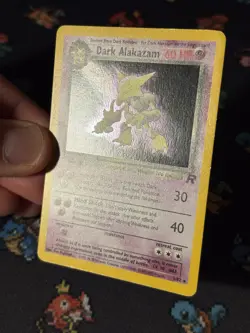 Pokemon Cards Dark Alakazam 1/82 Holo Rare Team Rocket UNLIMITED - (LP+) - Image 3