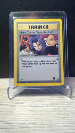 💀 Team Rocket Holo “Here Comes Team Rocket!” 15/82 Vintage WOTC Pokemon Card 💀 - Image 1