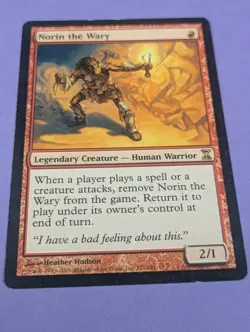 MTG Magic: Time Spiral: Norin the Wary #171/301 Rare - MP - Image 1