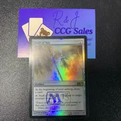 Staff of Nin [Magic 2013 Prerelease Promos] Magic MTG - Image 1