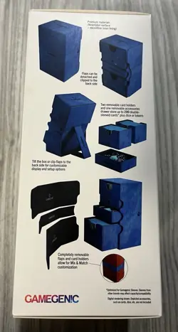 STRONGHOLD 200+ XL BLUE Deck Box GameGenic NEW - Image 2