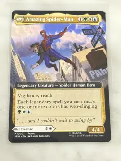 NYCC 2025 exclusive MTG Peter Parker Amazing Spider-man PROMO Magic Gathering - Image 1