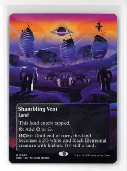 MtG EoS Shambling Vent #83 Borderless/ Poster Non-Foil - Image 1