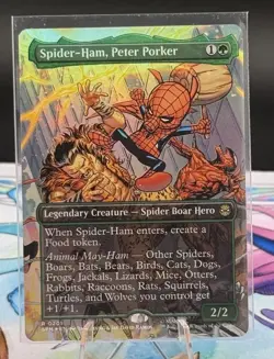 Spider-Ham, Peter Porker (FOIL) x1 - MTG Marvel's Spider-Man SPM #201 - Image 1