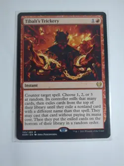 MTG Tibalt's Trickery Kaldheim 153/285 Regular Rare - Image 1