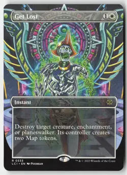 MTG - Get Lost (Borderless) R The Lost Caverns of Ixalan 333 LP-NM - Image 1