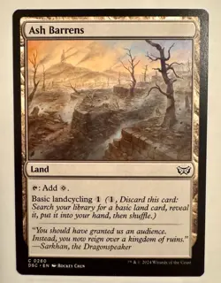 Ash Barrens [Duskmourn: House of Horror Commander] Near Mint - Image 1