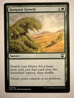 Rampant Growth 0240 Non Foil Common Modern Horizons 3 Commander MTG NM - Image 1