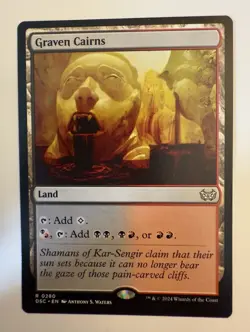 Graven Cairns 0280 Non Foil Rare Duskmourn MTG Near Mint - Image 1