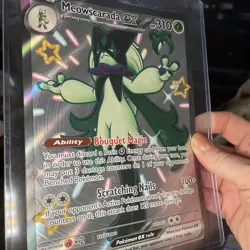Jumbo Meowscarada ex SVP078 Black Star Shiny Ultra Rare Pokemon Card 2024 NM/M - Image 2