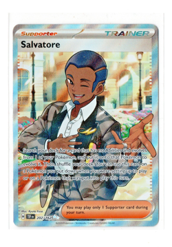 Pokemon TCG Salvatore #202/162 Ultra Rare Full Art Trainer SV05: Temporal Forces - Image 1
