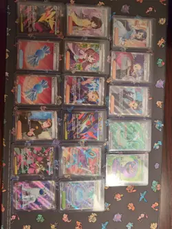 Pokemon Modern English 17 Card Full Art Lot Near Mint Or Better - Image 1