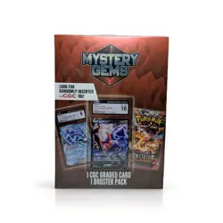 Pokemon Mystery Gems Box 1 CGC Graded Cards & 1 Mystery Booster Packs - Image 2