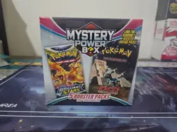 Pokemon Mystery Power Box 5 Booster Packs Trading Card Game - Image 1
