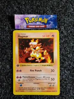 Magmar 36/102 Base Set 1st Edition Shadowless Vintage Pokemon TCG NM - Image 1