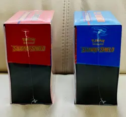 Pokemon TCG Sword & Shield Elite Trainer Boxes Set [Red + Blue] - New/Sealed - Image 3