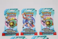 Pokemon Journey Together Sleeved Booster Pack (LOT OF 5) - Image 3