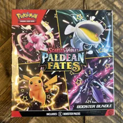 Pokemon TCG: Paldean Fates Booster Bundle✅SMALL PLASTIC TEAR✅LOW PRICE - Image 1