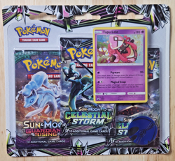 Pokemon Sun & Moon: Celestial Storm 3-Pack Blister - Factory Sealed - Tapu Lele - Image 1