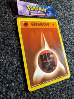 Fighting Energy 97/102 1st Edition Base Set Shadowless 1999 Pokemon LP - Image 3